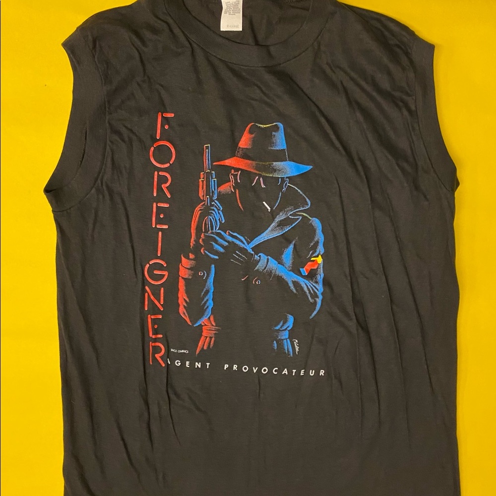 Vintage 1989 Foreigner World Tour Concert Shirt